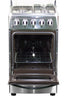 Union® Gas Range, 48cm Cooking Range, 3 Gas + 1 Electric Hot Plate