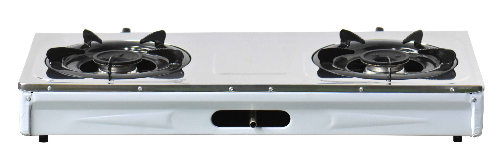 Union® Precision Control Stainless Top Double Burner  Gas Stove