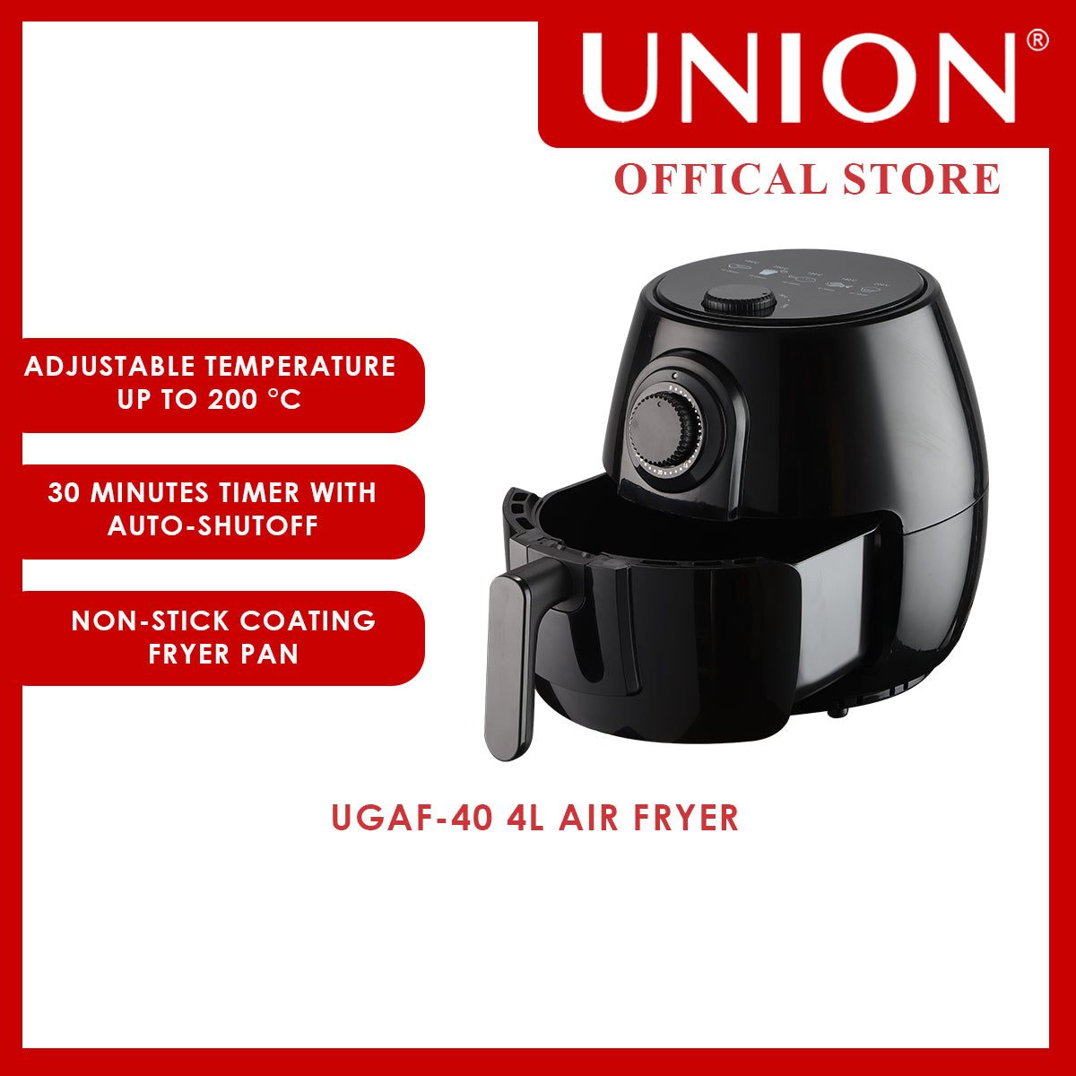 Union® 4L Air Fryer