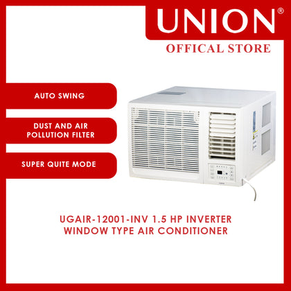 Union® 1.5 HP Inverter Window Type Air Conditioner with Remote Control