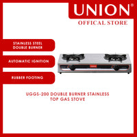 Union® Precision Control Stainless Top Double Burner  Gas Stove