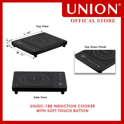 Union® Induction Cooker with Soft Touch Button