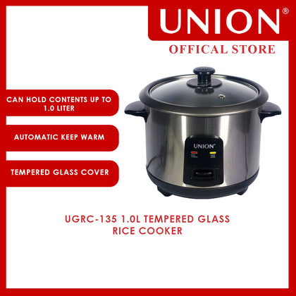 Union® 1.0L Tempered Glass Rice Cooker