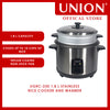 Union® 1.8L Stainless Rice Cooker