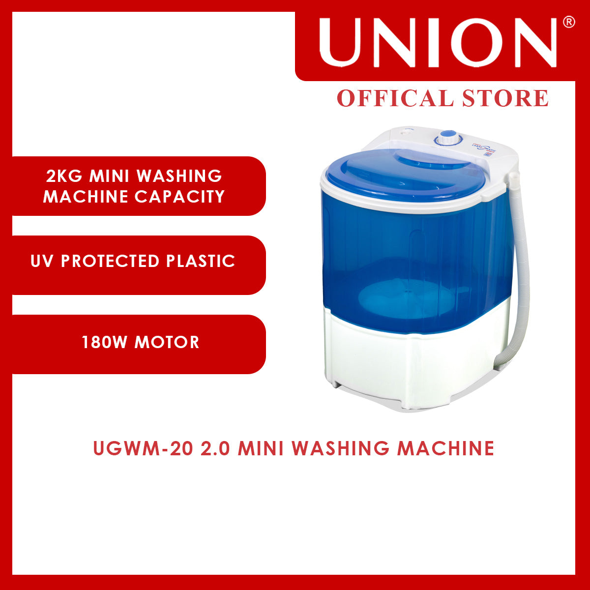 Union® kg Mini Washing Machine