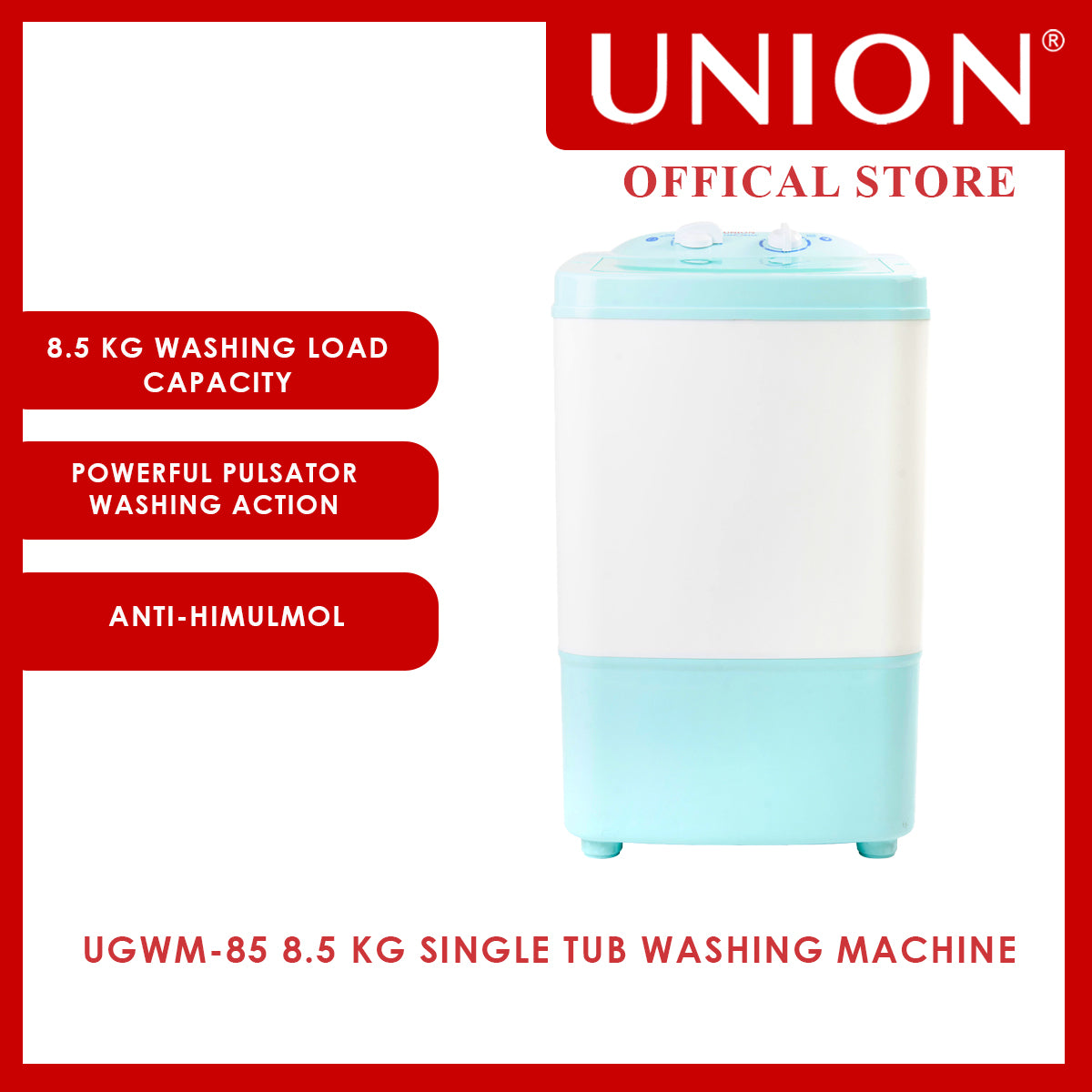 Union® 8.5 Kg Labamatic Single Tub