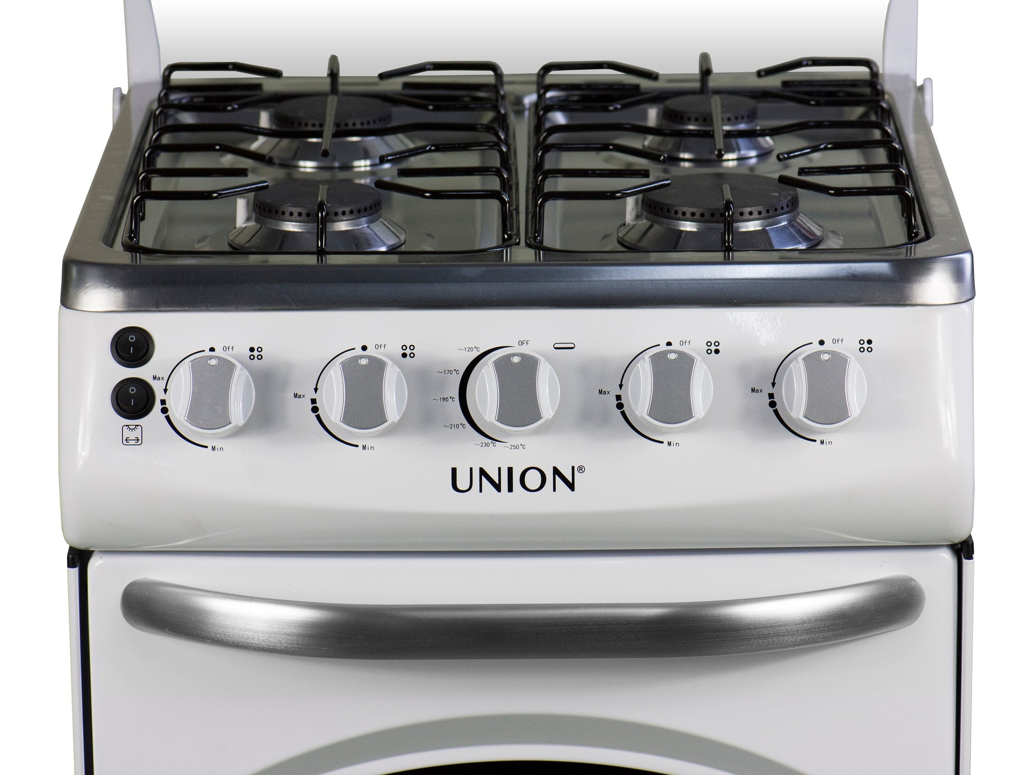 Union® Gas Range, 48cm Cooking Range, 4 Gas Burners, Rotisserie