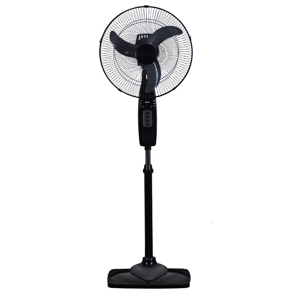 Union® 16" Stand Fan with FM Radio, USB and Bluetooth